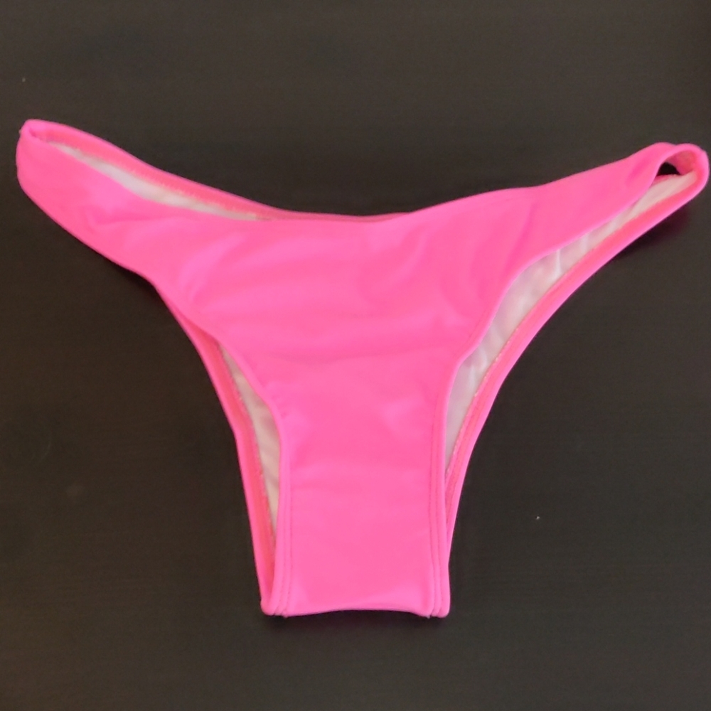 Bright Pink Ruffle Bikini, M - Picture 8 of 11